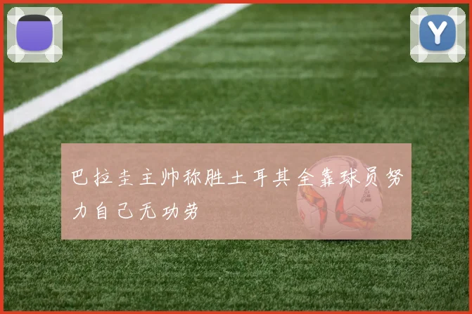 巴拉圭主帅称胜土耳其全靠球员努力自己无功劳
